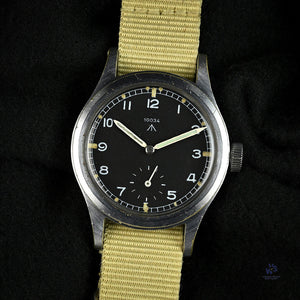 Record WWW Dirty Dozen NATO Numbered Dial WW2 Military Issued c.1944 With Matching Caseback and Lug Numbers Vintage Watch Specialist