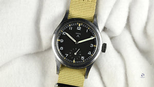 Record WWW Dirty Dozen NATO Numbered Dial WW2 Military Issued c.1944 With Matching Caseback and Lug Numbers Vintage Watch Specialist