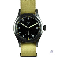 Record WWW Dirty Dozen NATO Numbered Dial WW2 Military Issued c.1944 With Matching Caseback and Lug Numbers Vintage Watch Specialist