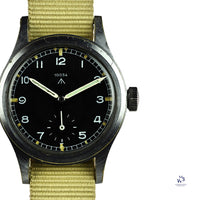 Record WWW Dirty Dozen NATO Numbered Dial WW2 Military Issued c.1944 With Matching Caseback and Lug Numbers Vintage Watch Specialist