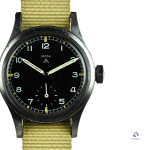 Record WWW Dirty Dozen NATO Numbered Dial WW2 Military Issued c.1944 With Matching Caseback and Lug Numbers Vintage Watch Specialist