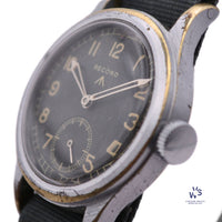 Record WWW - Military Dirty Dozen - Caseback Ref: WWW L 34094 - c.1945 - Vintage Watch Specialist