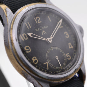 Record WWW - Military Dirty Dozen - Caseback Ref: WWW L 34094 - c.1945 - Vintage Watch Specialist