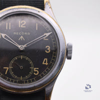 Record WWW - Military Dirty Dozen - Caseback Ref: WWW L 34094 - c.1945 - Vintage Watch Specialist