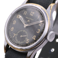 Record WWW - Military Dirty Dozen - Caseback Ref: WWW L 34094 - c.1945 - Vintage Watch Specialist