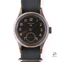Record WWW - Military Dirty Dozen - Caseback Ref: WWW L 34094 - c.1945 - Vintage Watch Specialist