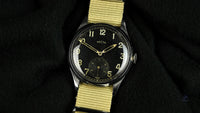 Recta DH German Military Issued Scrubbed Caseback Markings c.1940s Vintage Watch Specialist