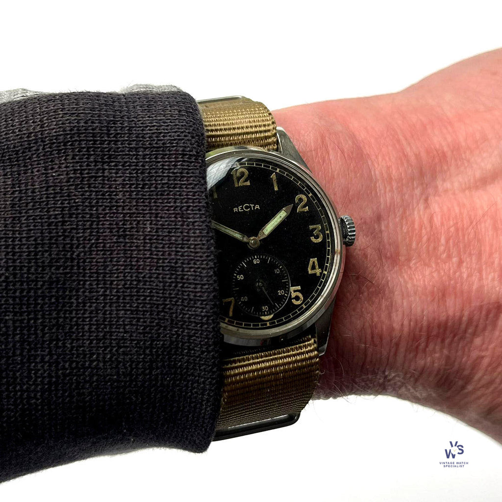 Recta - WW2 German Military Soldier’s Watch c.1940s Vintage Specialist