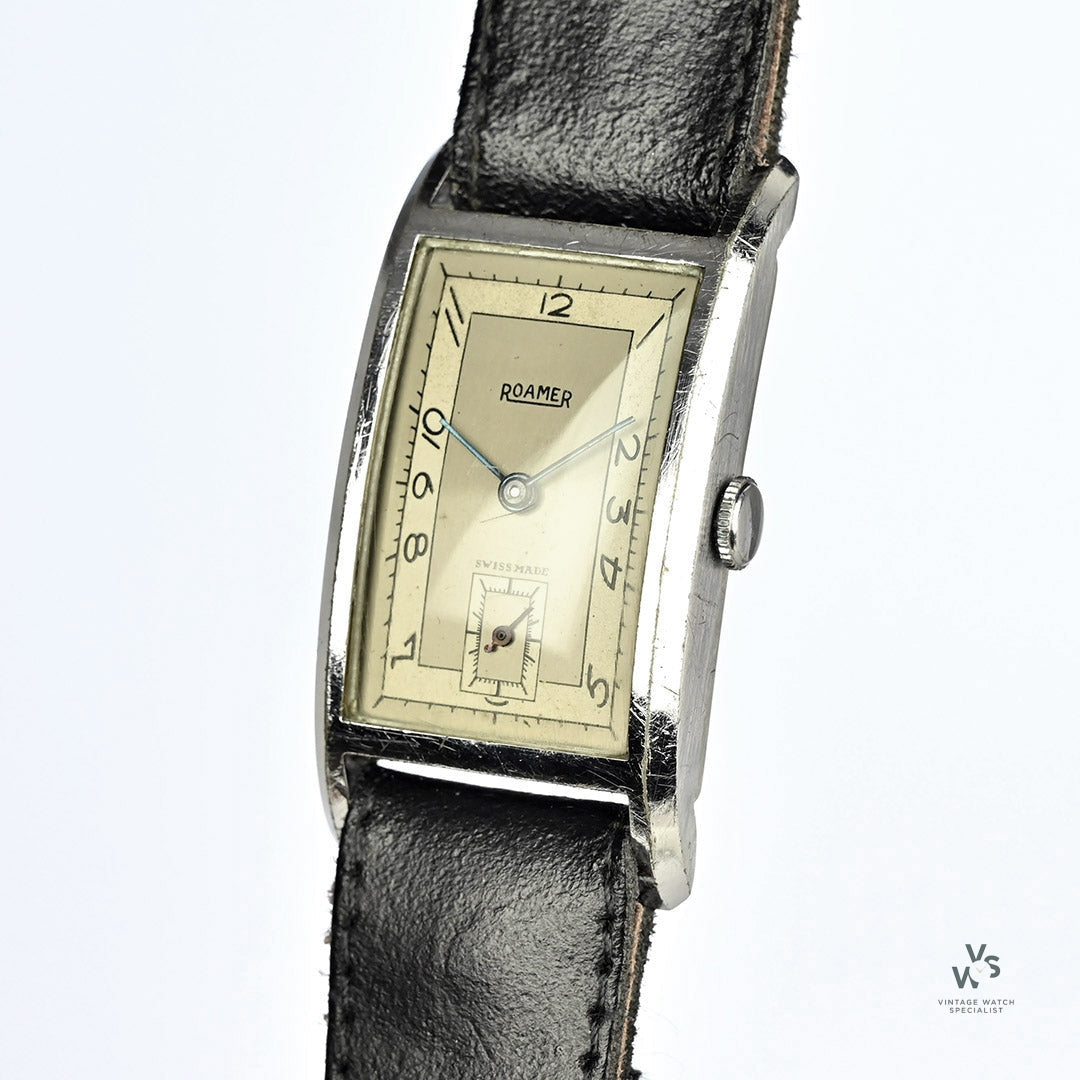 Roamer Roamer Art Deco Tank Case Watch - c.1930s – Vintage Watch Specialist