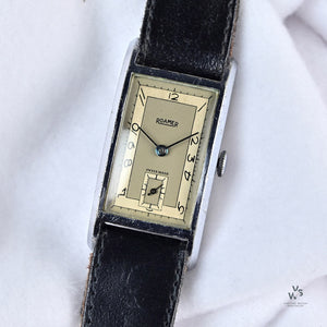 Roamer Art Deco Tank Case Watch - c.1930s - Vintage Watch Specialist