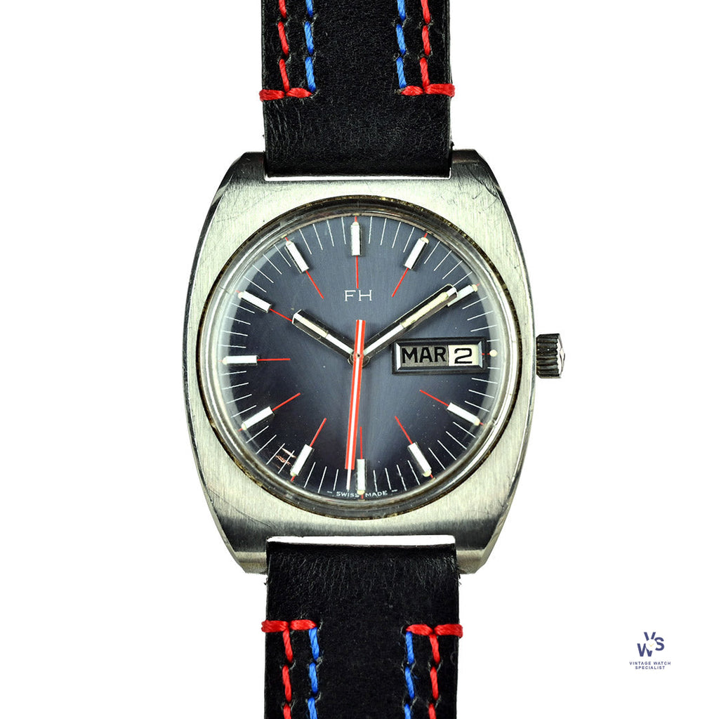 Roamer - FH Dial - (Federation Horology) assembled - Rare - Automatic - Cushion Case - c.1970s - Vintage Watch Specialist