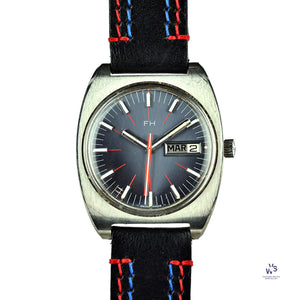Roamer - FH Dial - (Federation Horology) assembled - Rare - Automatic - Cushion Case - c.1970s - Vintage Watch Specialist