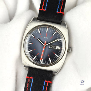 Roamer - FH Dial - (Federation Horology) assembled - Rare - Automatic - Cushion Case - c.1970s - Vintage Watch Specialist