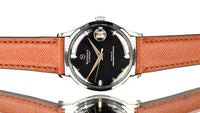 Rodania - 5500H Date - Black Gilt Dial - Calibre ETA 1093 - Incabloc - c.1950s - Vintage Watch Specialist