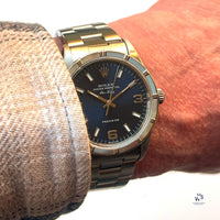 Rolex Air-King - Model Ref: 1400M - Blue Dial - c.1995 - Vintage Watch Specialist