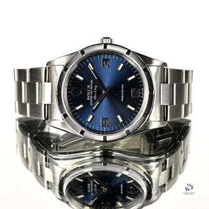 Rolex Air-King - Model Ref: 1400M - Blue Dial - c.1995 - Vintage Watch Specialist
