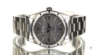Rolex Air King Model Reference 14010 Bamboo Bezel Rare Grey Dial c.1995 Vintage Watch Specialist