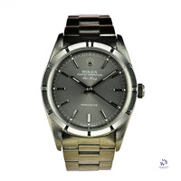 Rolex Air King Model Reference 14010 Bamboo Bezel Rare Grey Dial c.1995 Vintage Watch Specialist