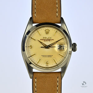 Rolex Date - Model ref: 1500/553058 - Box and Papers - c.1961 - Vintage Watch Specialist