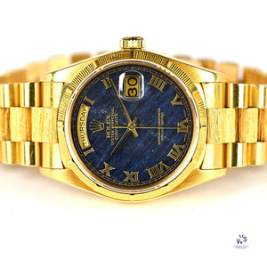 Rolex Day-Date President - Model ref: 18078 - Box and Papers - 1987 - Vintage Watch Specialist