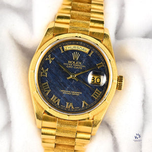 Rolex Day-Date President - Model ref: 18078 - Box and Papers - 1987 - Vintage Watch Specialist