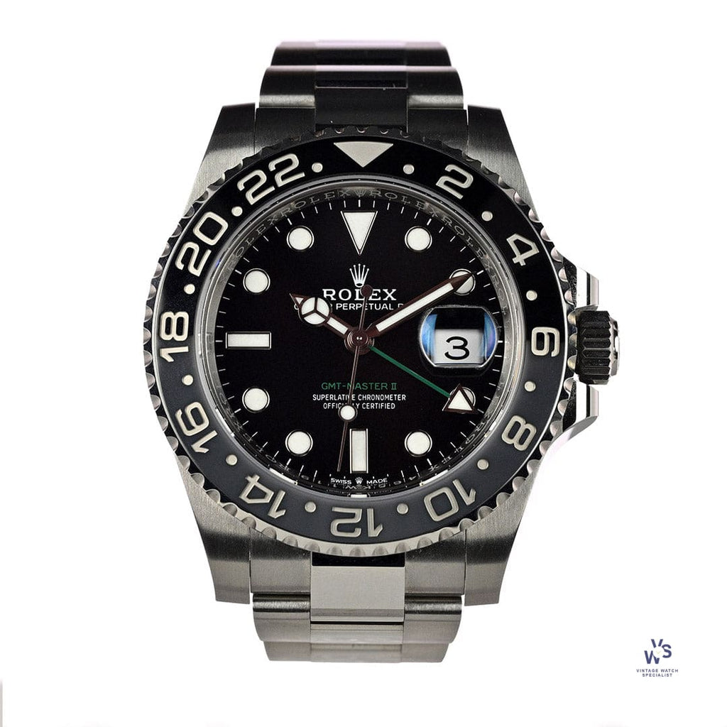 Rolex GMT ’Bruce Wayne’ - Model Ref: 126710GRNR - Box and Papers - 2024 - Vintage Watch Specialist