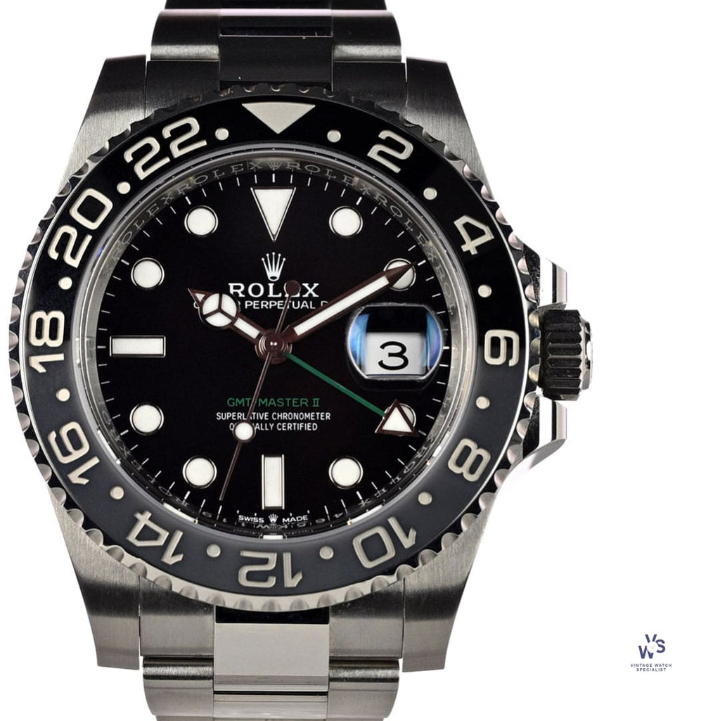 Rolex GMT ’Bruce Wayne’ - Model Ref: 126710GRNR - Box and Papers - 2024 - Vintage Watch Specialist