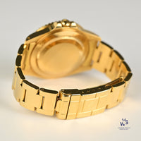 Rolex GMT Master II 18K Yellow Gold - Vintage Watch Specialist