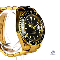 Rolex GMT Master II 18K Yellow Gold - Vintage Watch Specialist
