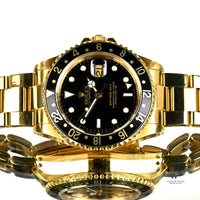 Rolex GMT Master II 18K Yellow Gold - Vintage Watch Specialist