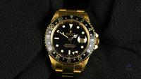 Rolex GMT Master II 18K Yellow Gold - Vintage Watch Specialist