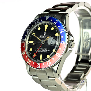 Rolex GMT Pepsi Date - Model Ref: 1675 - MK4 Dial - Box - c.1971 - Vintage Watch Specialist