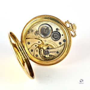 Rolex Gold Plated Pocket Watch - Sunburst Dial - Breguet Numerals - Vintage Watch Specialist