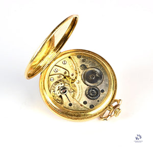 Rolex Gold Plated Pocket Watch - Sunburst Dial - Breguet Numerals - Vintage Watch Specialist