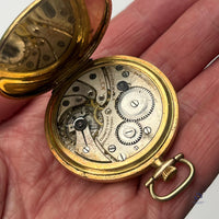 Rolex Gold Plated Pocket Watch - Sunburst Dial - Breguet Numerals - Vintage Watch Specialist