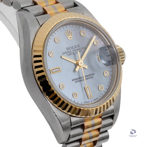 Rolex - Lady’s 26mm Datejust - Tridor - Mother of Pearl Dial - Model Reference 69179B - circa. 1989 with Original Rolex Boxes - Vintage