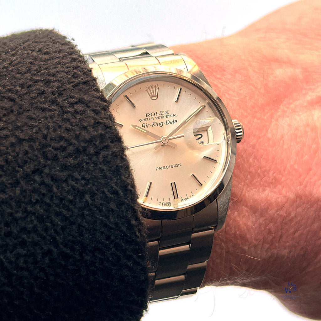 Rolex Oyster Perpetual Air King Date - Model Ref: 5700 - 1988 - Vintage Watch Specialist