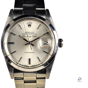 Rolex Oyster Perpetual Air King Date - Model Ref: 5700 - 1988 - Vintage Watch Specialist