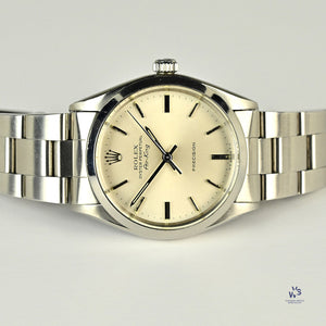 Rolex - Oyster Perpetual - Air King Precision - Reference 5500 - Original Box Papers & Purchase Receipt - c.1984 - Vintage Watch Specialist