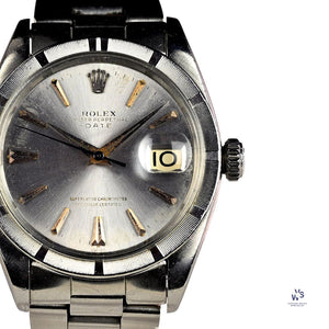 Rolex Oyster Perpetual Date - Model Ref: 1501 - Bamboo Bezel - c.1960s - Vintage Watch Specialist