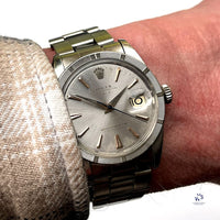 Rolex Oyster Perpetual Date - Model Ref: 1501 - Bamboo Bezel - c.1960s - Vintage Watch Specialist