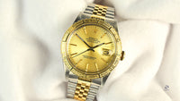 Rolex Oyster Perpetual Datejust Turn-O- Graph Thunder Bird Model Ref: 16253 c.1985 - Vintage Watch Specialist