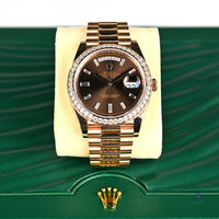 Rolex Oyster Perpetual Day-Date - Model 228345RBR - 2021 - Unworn with Box and Papers - Vintage Watch Specialist