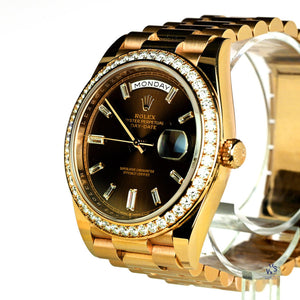 Rolex Oyster Perpetual Day-Date - Model 228345RBR - 2021 - Unworn with Box and Papers - Vintage Watch Specialist