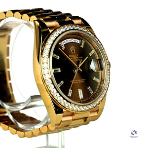 Rolex Oyster Perpetual Day-Date - Model 228345RBR - 2021 - Unworn with Box and Papers - Vintage Watch Specialist
