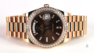 Rolex Oyster Perpetual Day-Date - Model 228345RBR - 2021 - Unworn with Box and Papers - Vintage Watch Specialist