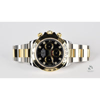 Rolex Oyster Perpetual Daytona - Reference 116503 - Gold and Steel - Black Diamond Dot Dial - 2022 - Vintage Watch Specialist