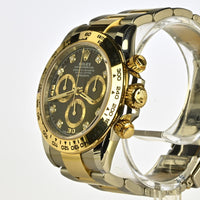 Rolex Oyster Perpetual Daytona - Reference 116503 - Gold and Steel - Black Diamond Dot Dial - 2022 - Vintage Watch Specialist