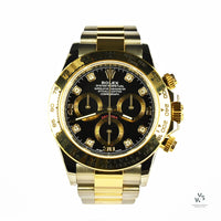 Rolex Oyster Perpetual Daytona - Reference 116503 - Gold and Steel - Black Diamond Dot Dial - 2022 - Vintage Watch Specialist