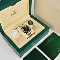 Rolex Oyster Perpetual Daytona - Reference 116503 - Gold and Steel - Black Diamond Dot Dial - 2022 - Vintage Watch Specialist